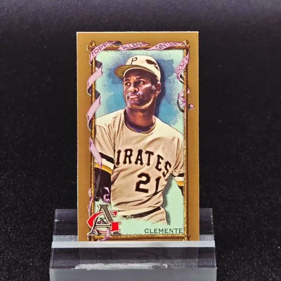 Roberto Clemente Orange Pulsar Pink Ice Gold A&G 395/399 Pittsburgh Pirates Star - Picture 6 of 7